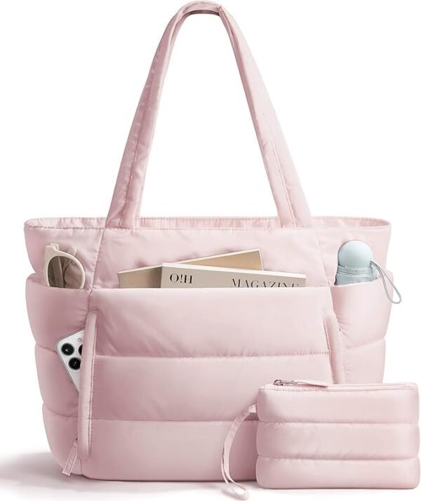 Bagstellar Puffer Tote Bag for Women.